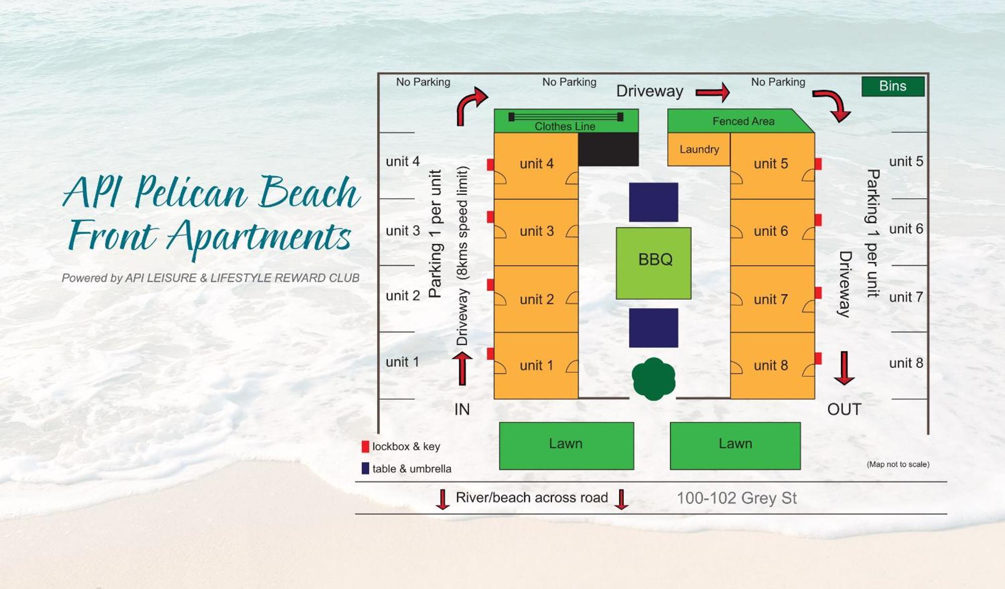 Api Pelican Beach Front Apartments קלבארי מראה חיצוני תמונה
